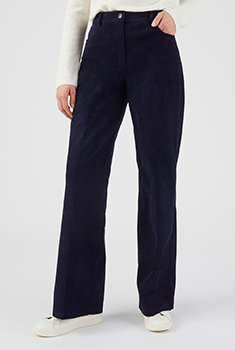 Pantalon velours côtelé enfilable
