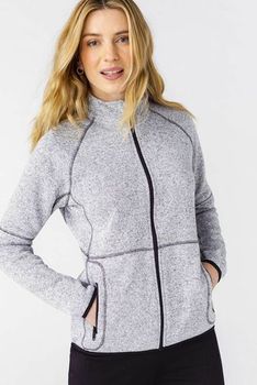 Veste de détente zippée en molleton