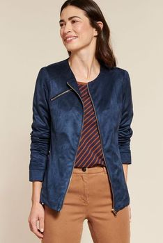 Veste suédine souple toucher doux