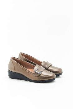 Mocassins compensés Amortyl® recyclés