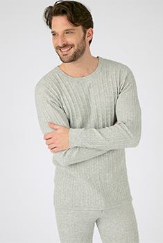 Pull en maille torsadée Thermolactyl