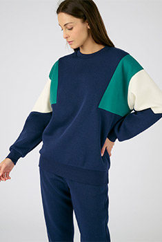 Sweat colorblocks femme Thermolactyl