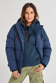 Doudoune à capuche Thermolactyl femme