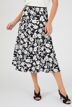 Jupe enfilable bicolore