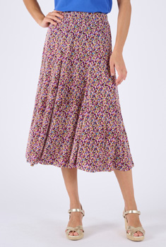 Jupe plissé permanent enfilable