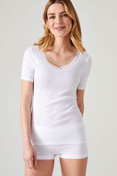 Lot de 2 T-shirts manches courtes pur coton peigné biologique