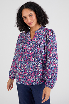 Chemisier imprimé pure viscose