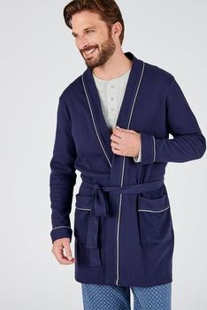 Robe de chambre maille nid d’abeille