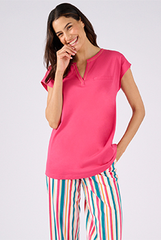 T-shirt de pyjama pur coton