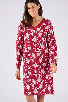 Chemise de nuit maille jersey Thermolactyl