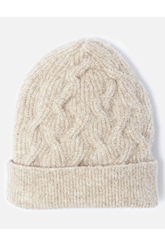 Bonnet à torsades maille Thermolactyl