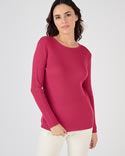 Pull en maille côtelée