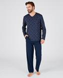 Pyjama maille jersey pur coton peigné