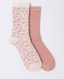 Lot de 2 paire de chaussettes avec cachemire