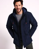 Parka à capuche déperlante Thermolactyl homme