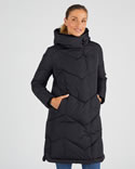 Parka longue, large col, doublée Thermolactyl