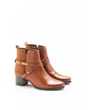 Bottines bi-matières