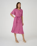 Robe crépon fibres pure viscose Lenzing™ EcoVero™