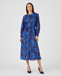 Robe-chemise fantaisie smockée