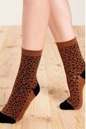 Lot de 3 paires de mi-chaussettes maille jacquard mélange laine