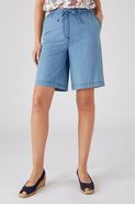 Bermuda Toile chambray, pur coton