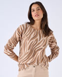 Pull imprimé animalier Thermolactyl
