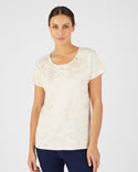 Pull impression brillante