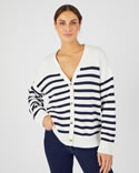 Gilet uni ou rayé esprit marin