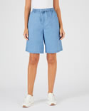 Bermuda tissu chambray