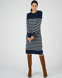Robe-pull esprit marinière Thermolactyl