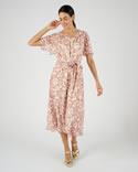 Robe voile brillant