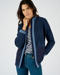 Veste de détente zippée