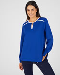 Tunique maille crêpe stretch