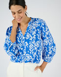 Blouse imprimée pure viscose
