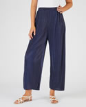 Pantalon 7/8ème plissé permanent