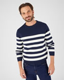 Pull esprit marinière