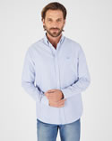 Chemise rayée Oxford toile pur coton