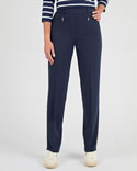 Pantalon droit classique enfilable
