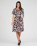 Robe fluide crépon