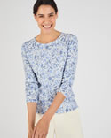 Pull maille fine uni ou imprimé
