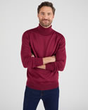 Pull classique col roulé