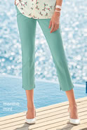 Pantalon 7/8ème satin de coton