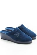 Mules velours strassé