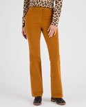Pantalon flare velours
