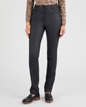 Pantalon 5 poches enduit