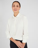 Chemisier col bijoux fantaisie pure viscose
