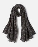 Echarpe effet tweed
