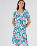 Chemise de nuit maille jersey pur coton peigné