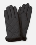 Gants matelassés et doublés