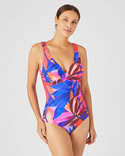 Maillot de bain imprimé feuillage Perfect Fit by Damart